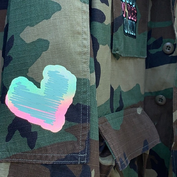 Aligned AF: Vintage Camo BDU Jacket 1-of-1 - Picture 6 of 9